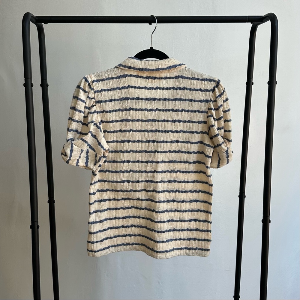 Anthropologie Striped Polo Shirt - Picture 2 of 7